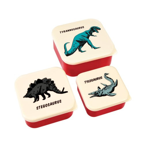 Set of 3 Snack boxes - Dinosaurs