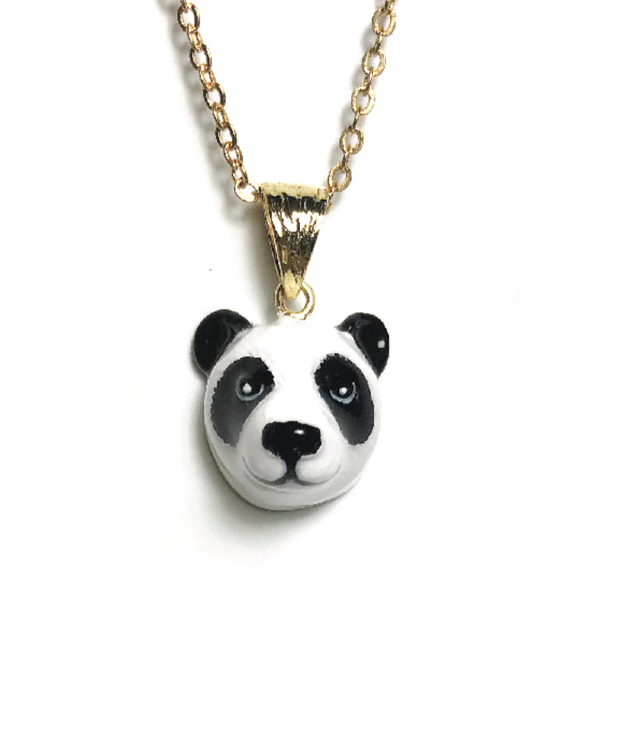 Handmade Panda Face Necklace
