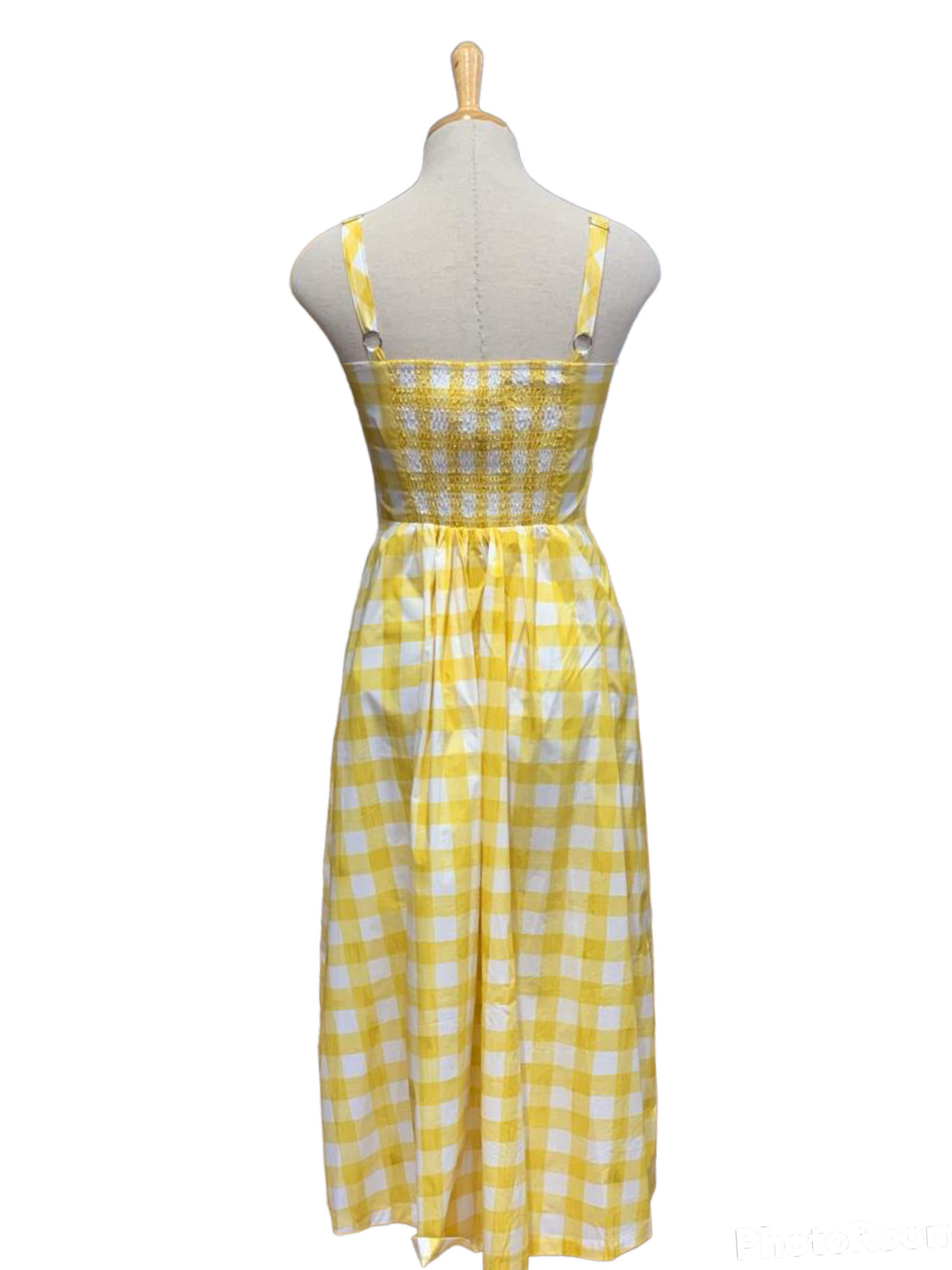 Penelope Dress - Yellow Plaid ( Size 12&14 ONLY)