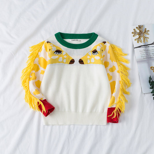 Giraffe kids pullover (Last one / 6 yrs old)