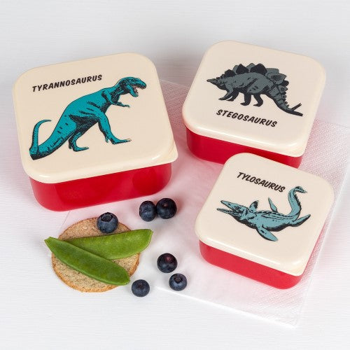 Set of 3 Snack boxes - Dinosaurs