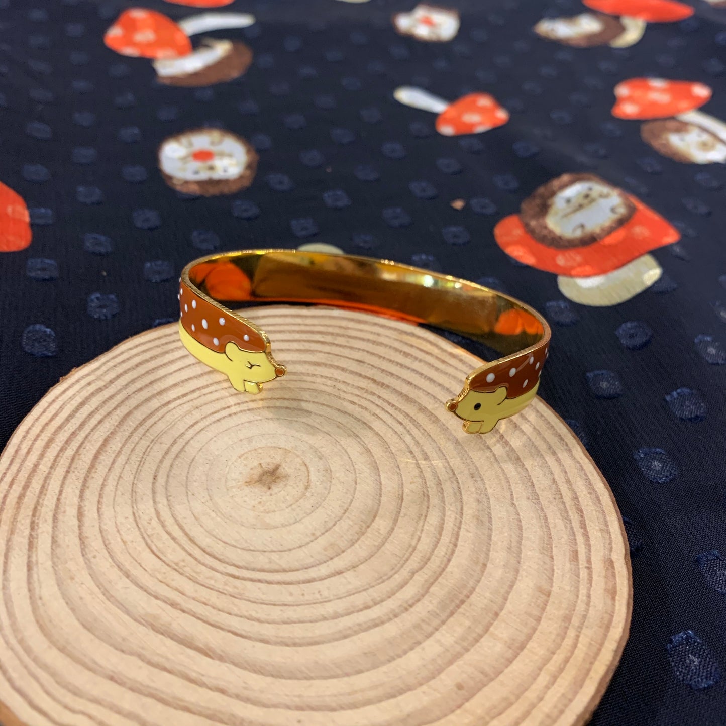 Hedgehog Wrap Ring and Bangle