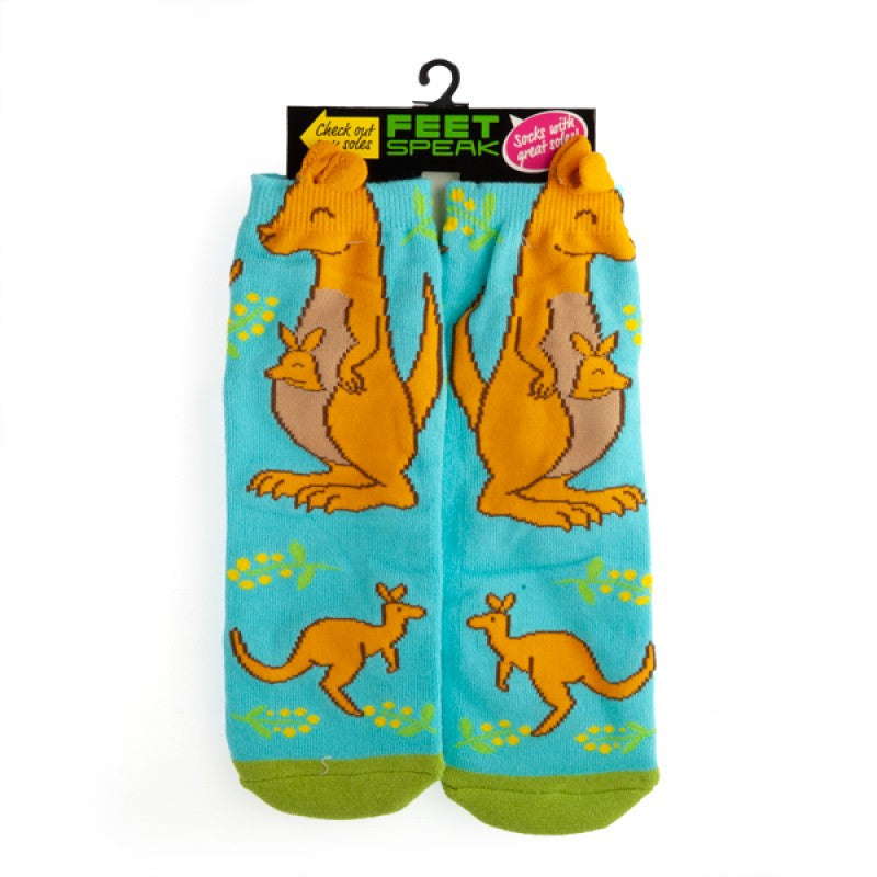 Feet speak socks Kangaroo