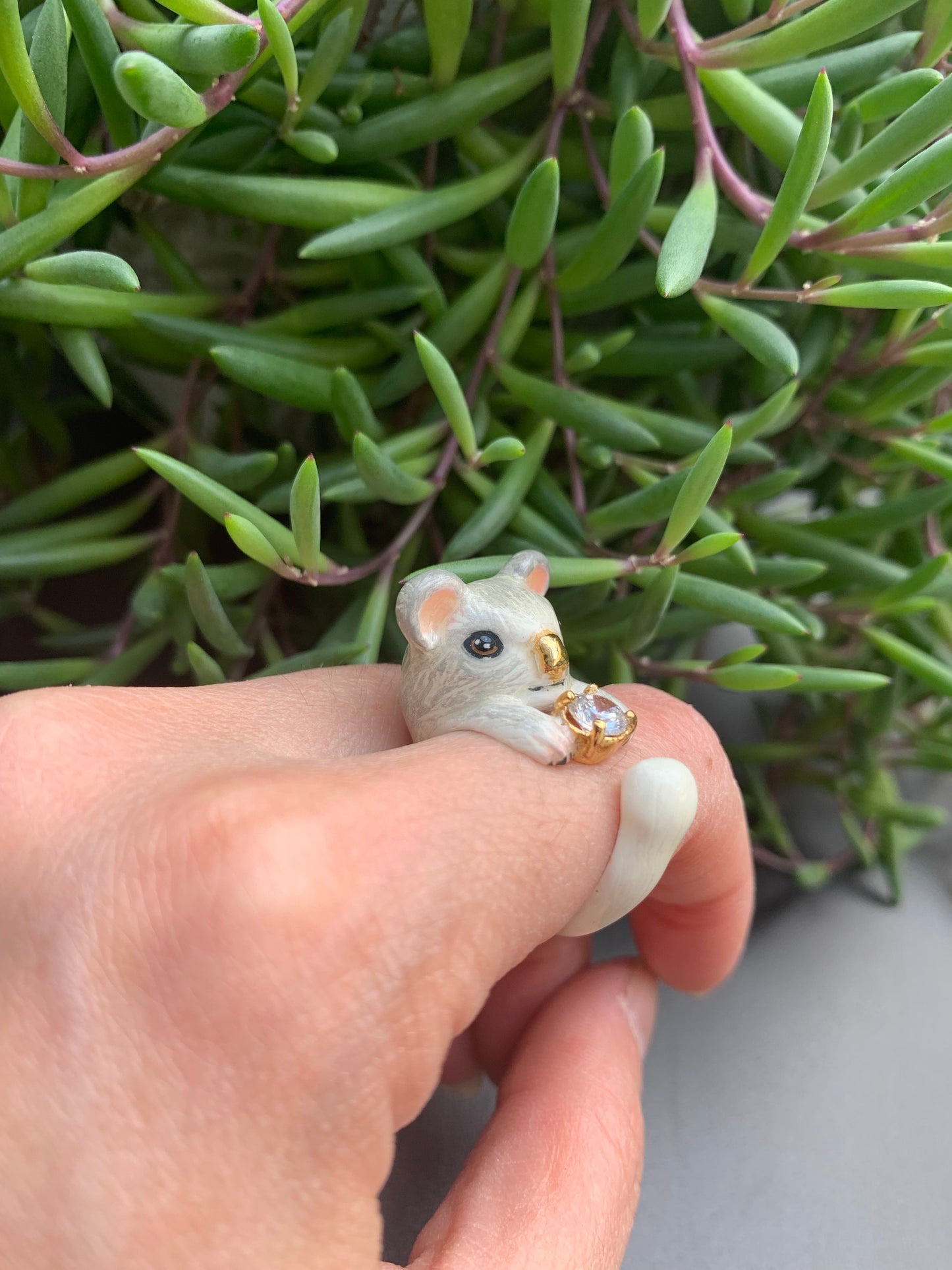 Handmade Koala Bling Bling Ring