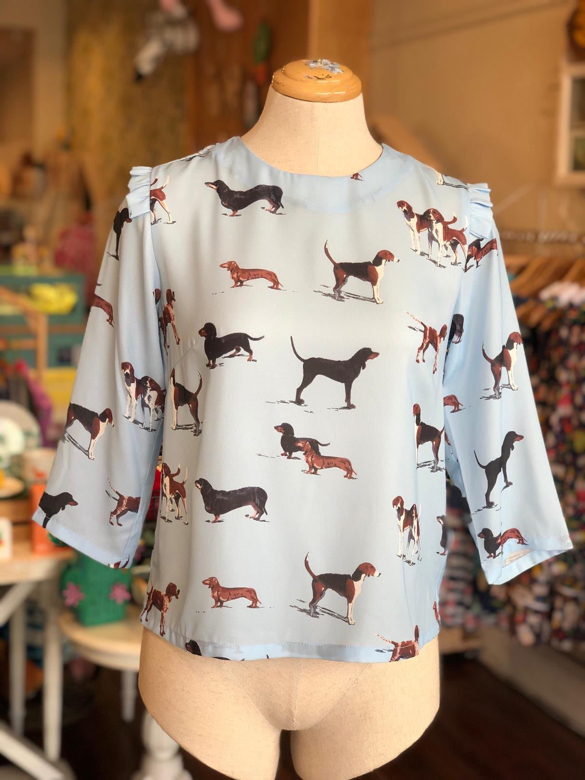 Charismatic Critters Top - Hunting Dog (clearance sals)