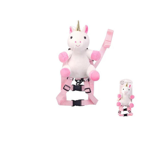 Unicorn safety harness plush